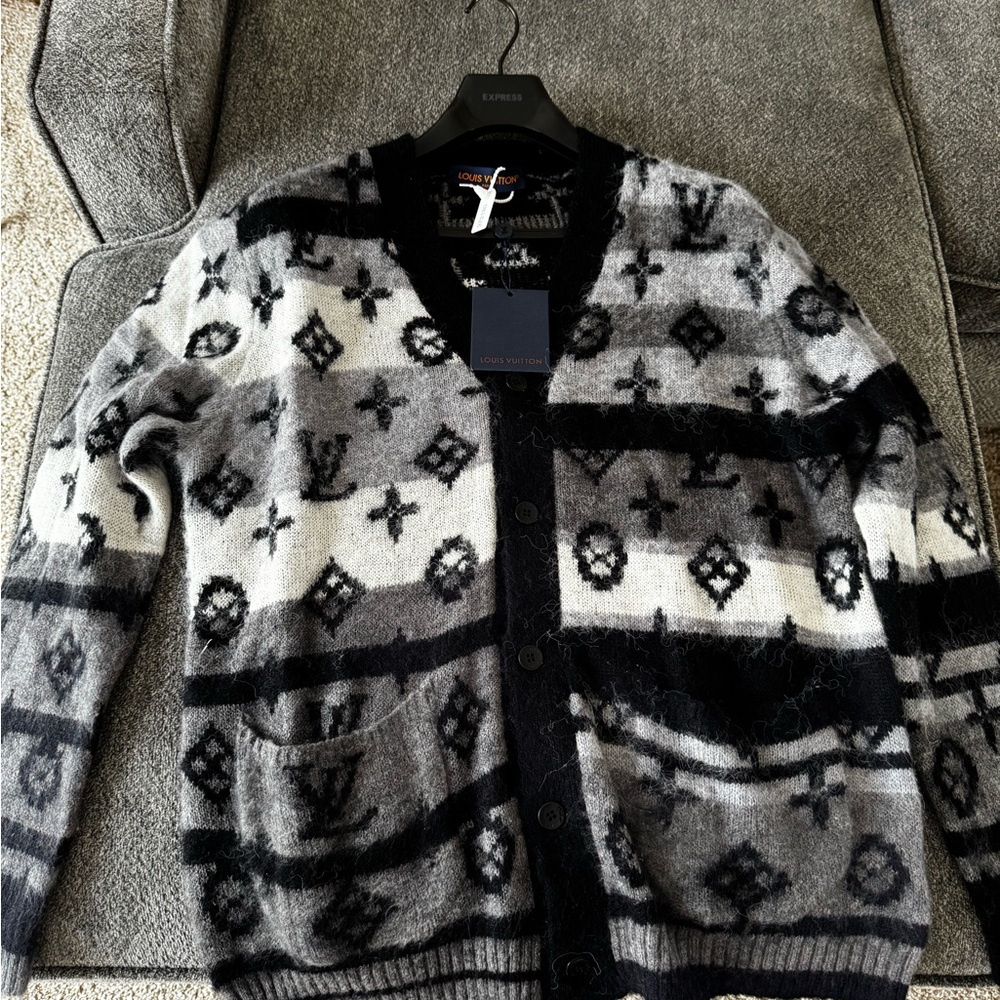 Louis Vuitton Monogram Mohair Multicoloured Cardigan